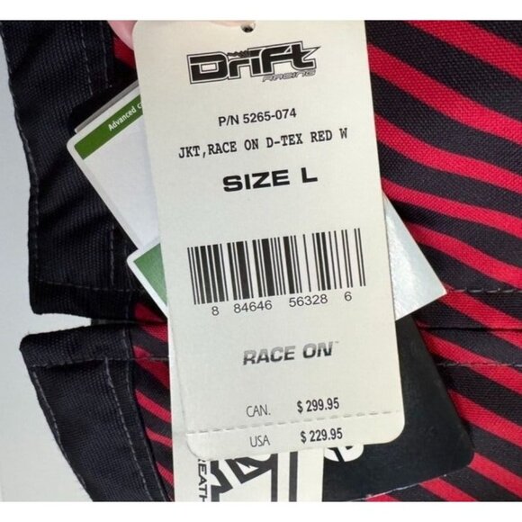 Drift Racing Race On Snowmobile Jacket Insulated Lined Waterproof Womens Large L - Picture 11 of 14